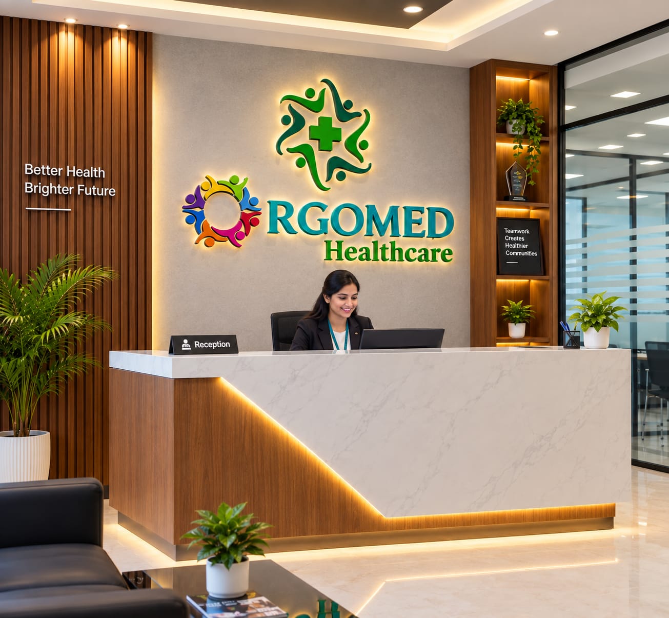 Orgomed Healthcare Corporate Office Reception